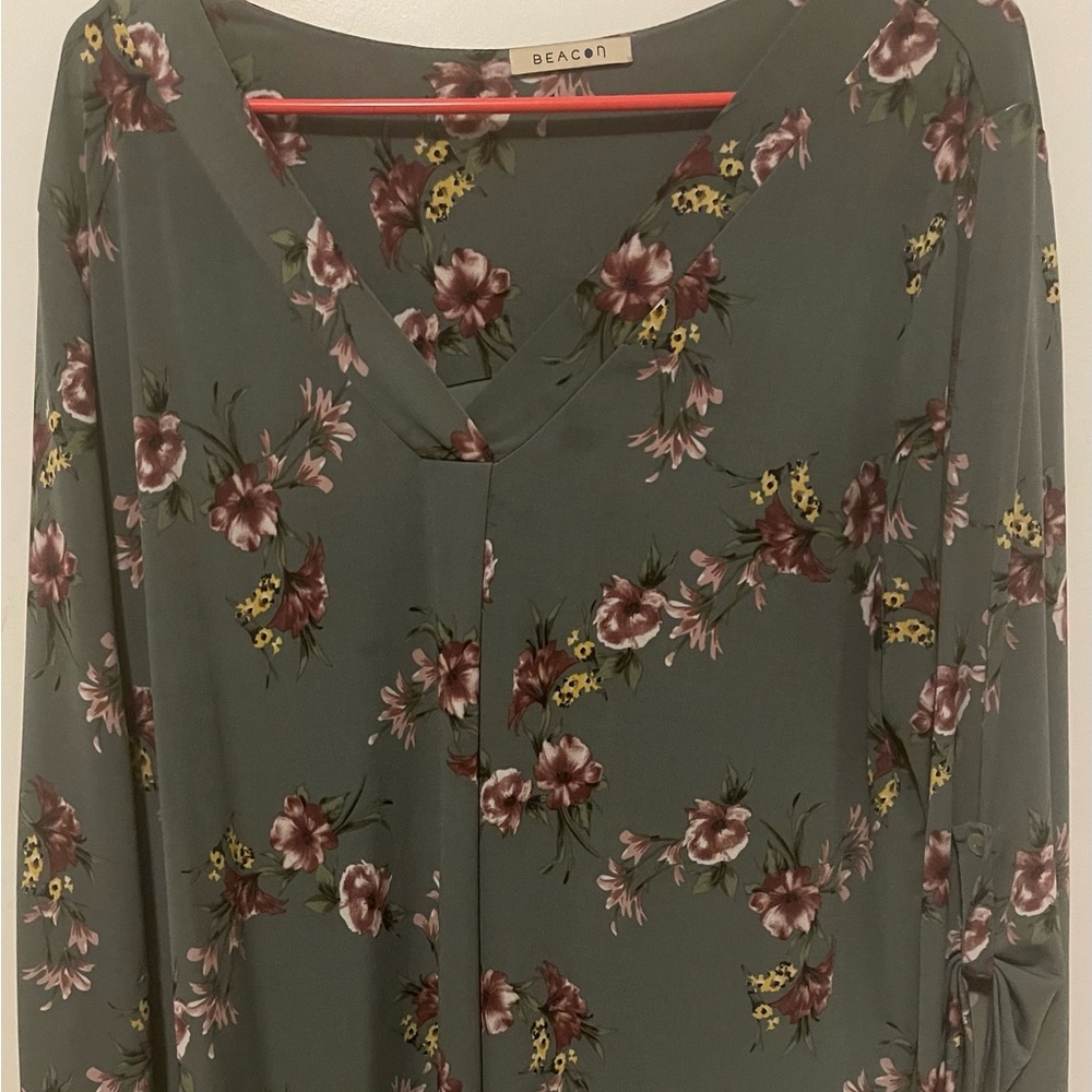 3/4 length sleeve blouse